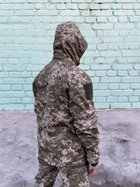 Куртка військова тактична демісезонна Софт Шелл Піксель 48-50 - зображення 3