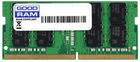 Оперативна пам'ять Goodram SODIMM DDR4-2666 8192MB PC4-21300 (GR2666S464L19S/8G) - зображення 1