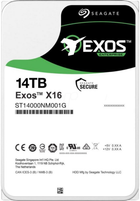 Жорсткий диск Seagate Exos X16 HDD 14TB 7200rpm 256MB ST14000NM001G 3.5" SATA III - зображення 1