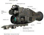 Прицел (монокуляр) ночного видения Henbaker CY789 Night Vision до 400м с креплением - изображение 2
