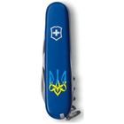 Нож складной швейцарский 91 мм/12 функций Victorinox SPARTAN UKRAINE Синий/Трезубец готический сине-желтый - изображение 4