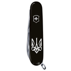 Нож складной швейцарский 91 мм/12 функций Victorinox SPARTAN UKRAINE Черный/Трезубец готический белый - изображение 3