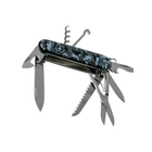Нож складной швейцарский 91 мм/15 функций Victorinox HUNTSMAN Синий камуфляж - изображение 2