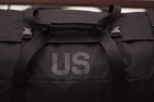 Армейский военный тактический баул сумка тактическая US 130 л цвет черный для передислокации - изображение 3