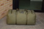 Большой военный тактический баул сумка тактическая US 130 л цвет олива для передислокации - изображение 5