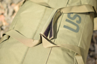 Большой военный тактический баул сумка тактическая US на 130 литров цвет олива для передислокации - изображение 10