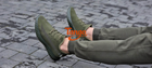 Кросівки чоловічі хакі 43р літні сітка тактичні зсу Код 2084 - зображення 4