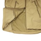 Тактична куртка Soft Shell Lesko A001 Sand Khaki 2XL одяг для військових армійська - зображення 9