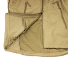 Тактическая куртка Soft Shell Lesko A001 Sand Khaki 2XL одежда для военных армейская - изображение 10