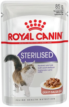 Mokra karma dla kotów sterylizowanych ROYAL CANIN Sterilized kawałki w sosie - saszetki 12x85g (9003579311295) - obraz 2