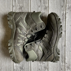 Берцы тактические ботинки SlimTex + Флис высокие кожа Олива размер 45 - изображение 1