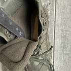 Берцы тактические ботинки SlimTex + Флис высокие кожа Олива размер 43 - изображение 3
