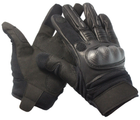 Перчатки тактические кожаные полнопалые Mil-tec с защитой черные (112504402_2XL) размер 2XL - изображение 5