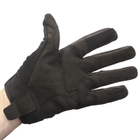 Перчатки тактические кожаные полнопалые Mil-tec с защитой черные (112504402_2XL) размер 2XL - изображение 10