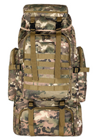 Тактический армейский рюкзак на 80 л, 70x33x15 см КАМУФЛЯЖ УРБАН качественный и практичный - изображение 1