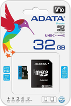 ADATA microSDHC 32GB Premier Class 10 UHS-I A1 + SD-adapter (AUSDH32GUICL10A1-RA1) - obraz 4