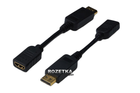 Перехідник Digitus DisplayPort to HDMI (AM/AF) 0.15 м Black (AK-340400-001-S)