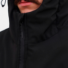 Куртка тактична бушлат зимова для поліції Softshell чорна Ukr Cossacks, р.58 - зображення 6