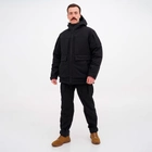 Форма тактична зимова -20°С костюм зимовий для поліції Ukr Cossacks чорна, р.50 - зображення 1