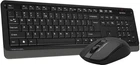 Клавіатура+миша A4Tech FG1012S Black Wireless