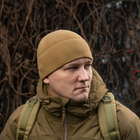 Шапка M-Tac Watch Cap фліс Light Polartec, койот, XL - зображення 3