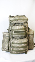 Водостійкий Міцний Військовий Тактичний Рюкзак На 90л WolfTrap Мультикам - зображення 1