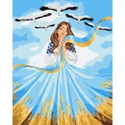 Картина за номерами "Все буде Україна" ©krizhanskaya Ідейка KHO2613, 40х50 см