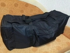 Сумка тактична чорна, сумка для речей, баул 120 л, 98*34*36, арт 202 - изображение 1