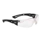 Тактические защитные очки, Rush+ small, Bolle Safety, Black with Clear Lens - изображение 1