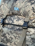 Рюкзак тактичний 100 літрів об'єм, військовий тактичний рюкзак 100л, водовідштовхуючий оксфорд, Bounce ar. VA-100L-PIX, колір пиксель - зображення 5