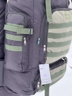 Рюкзак тактический 75 литров объем, военный тактичний рюкзак 75л, водоотталкивающий оксфорд, Bounce ar. VA-75L-PRO-OLI, цвет олива - изображение 6
