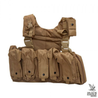 Розвантажувальна система Tactical Vest SWISS ARMS Coyote brown - зображення 1