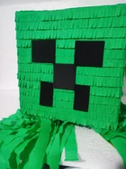 Пиньята Сказочный Крипер Майнкрафт Minecraft 30*30*30 + бита в подарок