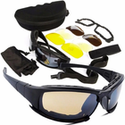 Тактические баллистические спортивные очки Daisy X7 (4 сменных линзы) + чехол - изображение 1