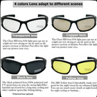 Тактические баллистические спортивные очки Daisy X7 (4 сменных линзы) + чехол - изображение 10