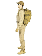 Штурмовой тактический рюкзак Eagle BL003 Койот Песочный - изображение 5