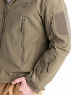Куртка зимняя тактическая Eagle Soft Shell WJ-17 с флисом Green Olive 4XL - изображение 8