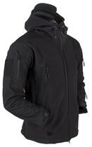 Чоловіча куртка з флісом Eagle Soft Shell JA-01 Black Black XL - зображення 2