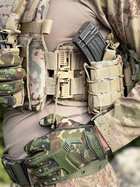 Плитоноска с быстрым скидом, военный с подсумками, пиксель турецкая ASDAG 5451 - изображение 3