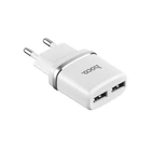 МЗП Hoco C12 Smart dual USB charger ( EU ) 2USB 2.4A White