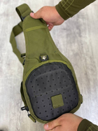 Тактическая сумка наплечная Olive Elite - изображение 3
