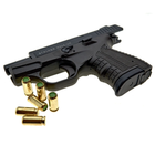 Сигнально-стартовий пістолет STALKER M906 MCP, Matte Black/Haki Grips. - зображення 4