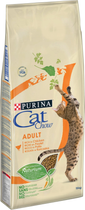 Sucha karma dla kotów PURINA Cat Chow z kurczakiem i indykiem 15kg (5119658) - obraz 1