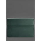 Кожаный чехол-конверт на магнитах для MacBook 15 дюйм Зеленый Crazy Horse 4422525