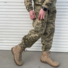 Тактичні штани ЗСУ військові армійські зимові вологостійкі Піксель розмір 56 - зображення 3