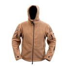 Флисовая кофта Recon Hoodie, Kombat Tactical, Coyote, M - изображение 3