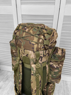 Тактичний великий армійський рюкзак 100+10 літрів мультикам - изображение 4