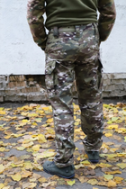 Штани для військових Softshell камуфляжні мультикам розмір 62 - изображение 3