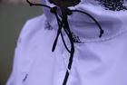 Зимовий маскувальний костюм Клякса. Тактичний одяг. Маскхалат білий. Комуфляжний зимовий костюм Ляпка. Розмір 56-62 - зображення 5