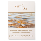 Альбом для акварелі Smiltainis PRO CREATE 300 г/м2, 100% бавовна, склеювання А5, 10 аркушів (5AS-10(300)/PR)